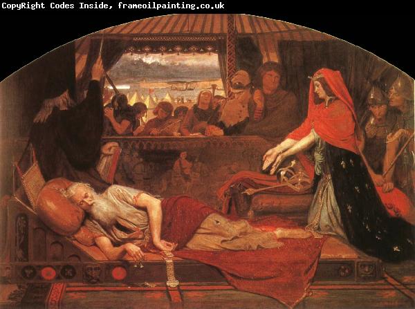 Ford Madox Brown Lear and Cordelia